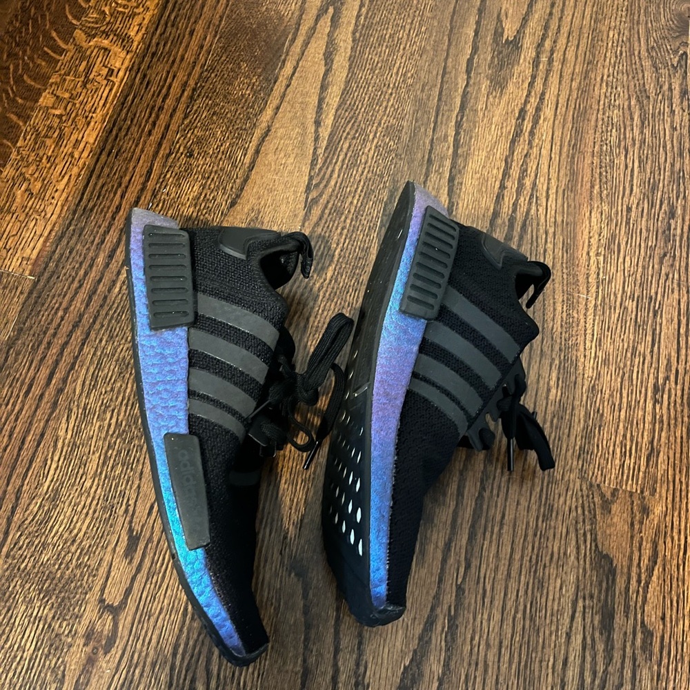 Adidas NMD R1 Metallic Blue Boost-Men’s 8 - Picture 2 of 4